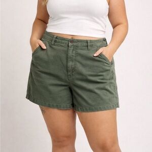 GAP Olive Green Cargo Shorts